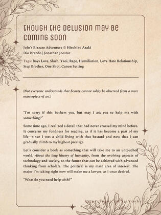 though the delusion may be coming soon